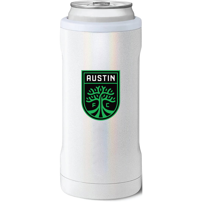 BruMate Slim Insulated Can Cooler with Austin FC Primary Logo