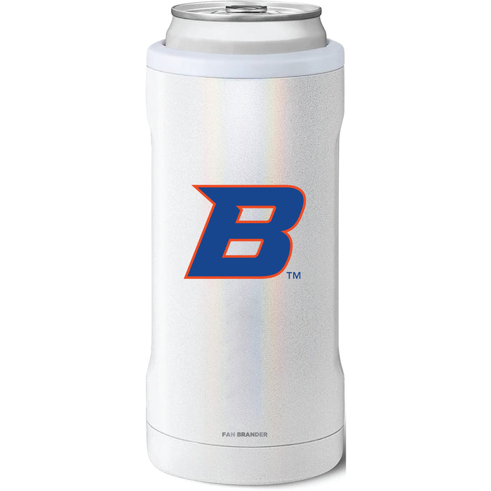 BruMate Slim Insulated Can Cooler with Boise State Broncos Secondary Logo