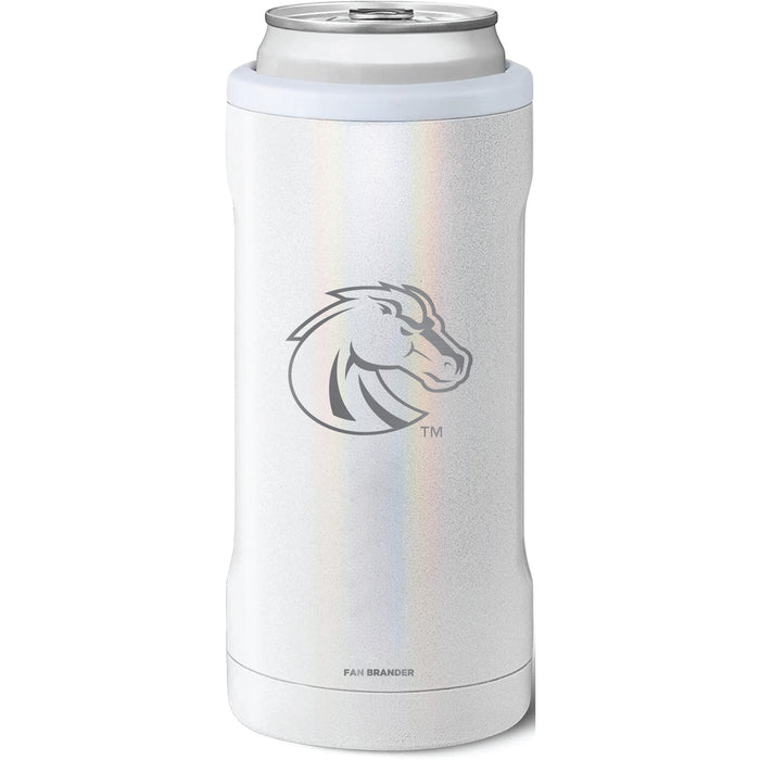 BruMate Slim Insulated Can Cooler with Boise State Broncos Primary Logo