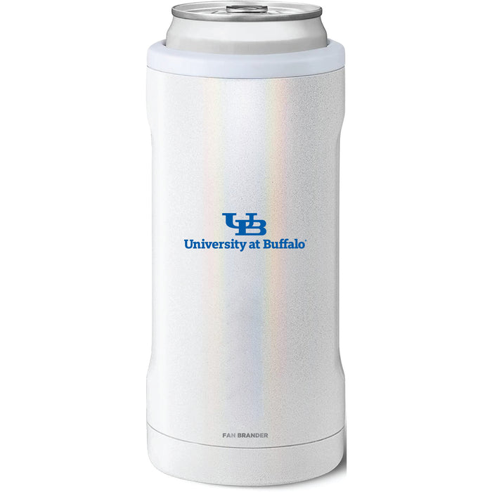 BruMate Slim Insulated Can Cooler with Buffalo Bulls Primary Logo