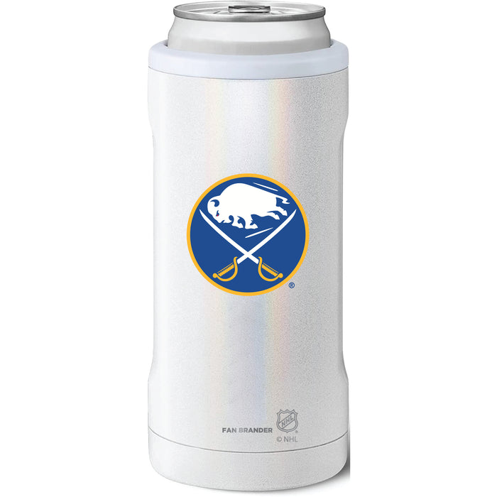 BruMate Slim Insulated Can Cooler with Buffalo Sabres Primary Logo