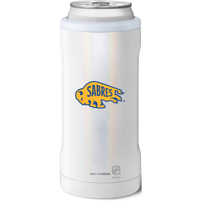 BruMate Slim Insulated Can Cooler with Buffalo Sabres Secondary Logo