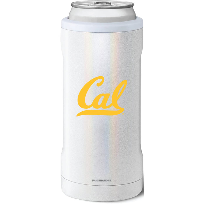 BruMate Slim Insulated Can Cooler with California Bears Primary Logo
