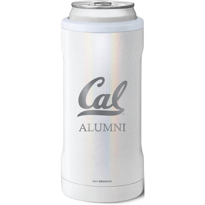 BruMate Slim Insulated Can Cooler with California Bears Alumni Primary Logo