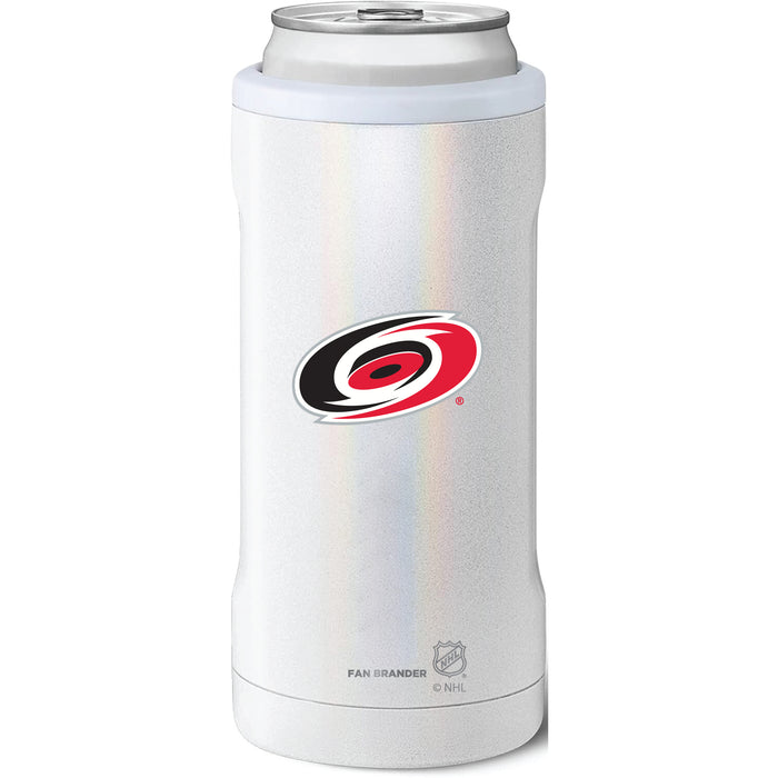 BruMate Slim Insulated Can Cooler with Carolina Hurricanes Primary Logo