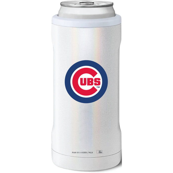 BruMate Slim Insulated Can Cooler with Chicago Cubs Primary Logo