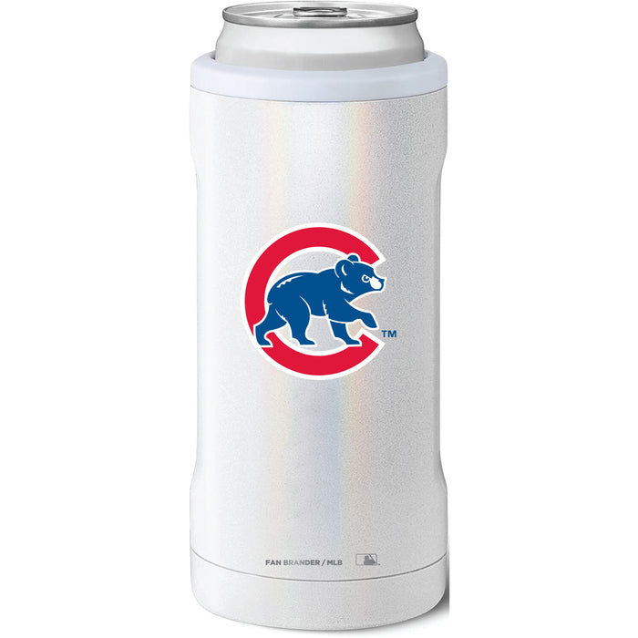 BruMate Slim Insulated Can Cooler with Chicago Cubs Secondary Logo