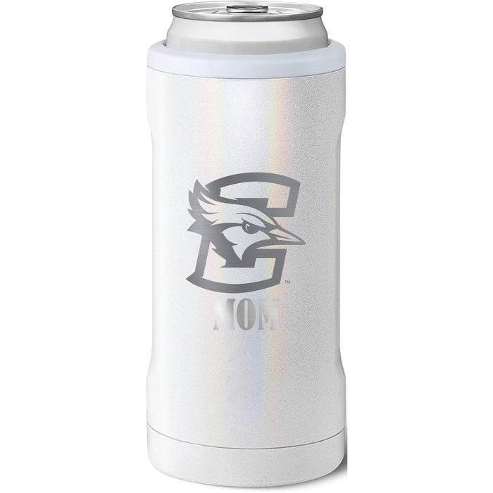 BruMate Slim Insulated Can Cooler with Creighton University Bluejays Mom Primary Logo