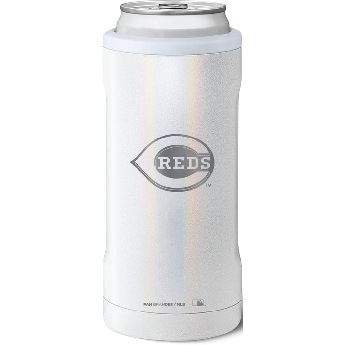 BruMate Slim Insulated Can Cooler with Cincinnati Reds Primary Logo