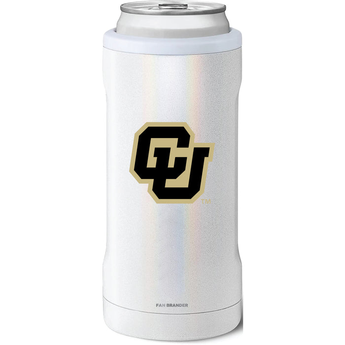 BruMate Slim Insulated Can Cooler with Colorado Buffaloes Secondary Logo