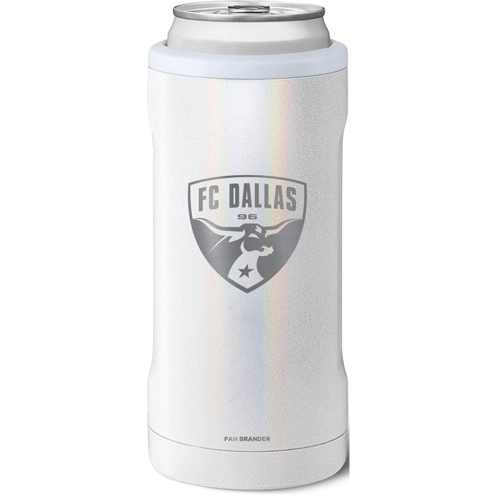 BruMate Slim Insulated Can Cooler with FC Dallas Primary Logo