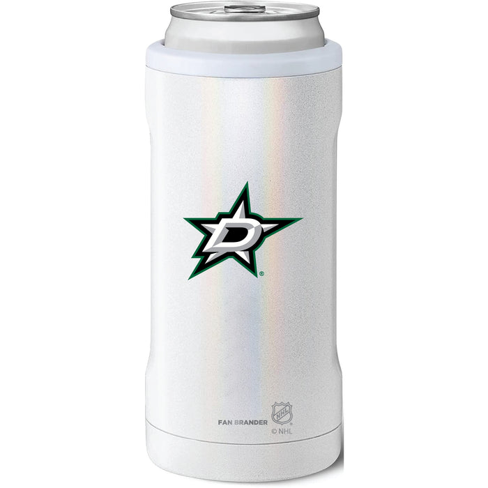 BruMate Slim Insulated Can Cooler with Dallas Stars Primary Logo