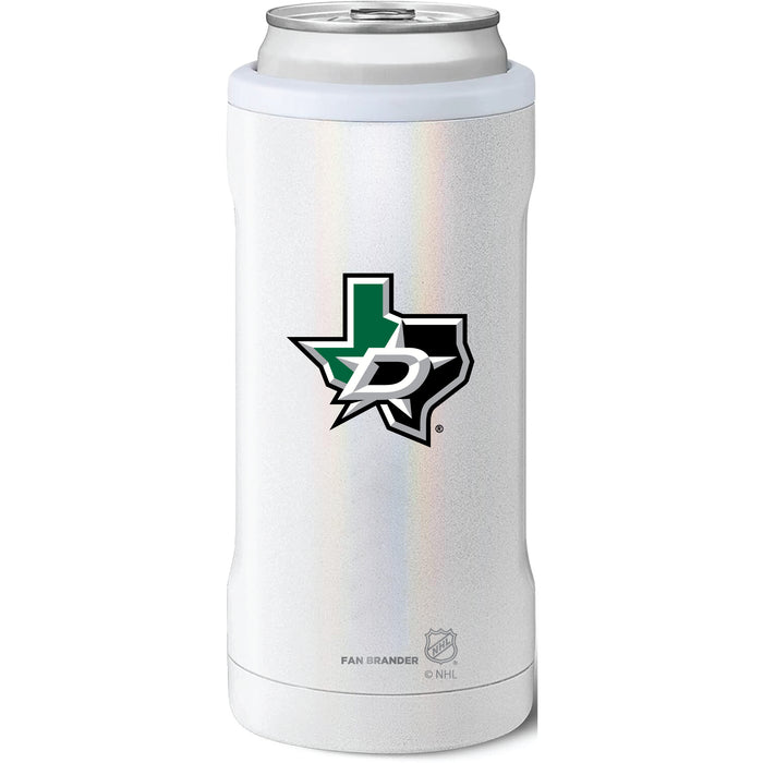 BruMate Slim Insulated Can Cooler with Dallas Stars Secondary Logo