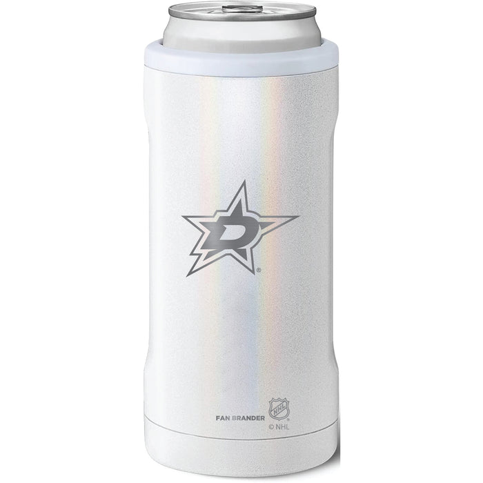 BruMate Slim Insulated Can Cooler with Dallas Stars Primary Logo