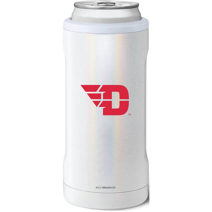 BruMate Slim Insulated Can Cooler with Dayton Flyers Primary Logo