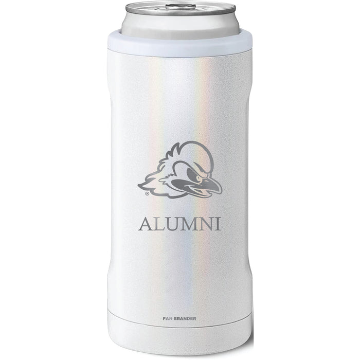 BruMate Slim Insulated Can Cooler with Delaware Fightin' Blue Hens Alumni Primary Logo