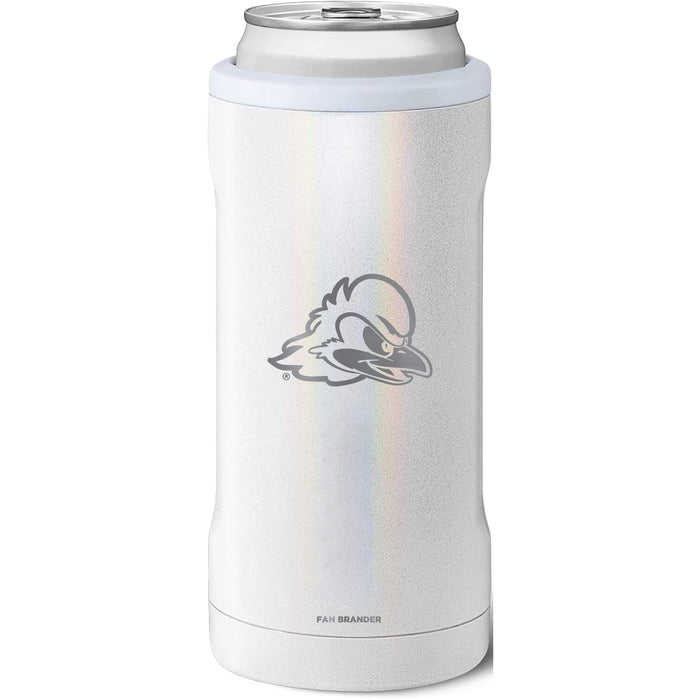 BruMate Slim Insulated Can Cooler with Delaware Fightin' Blue Hens Primary Logo