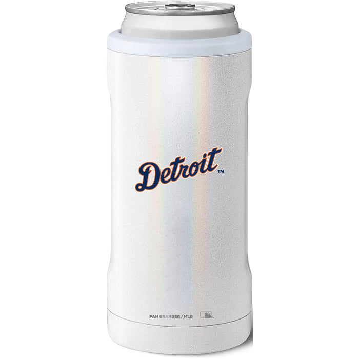 BruMate Slim Insulated Can Cooler with Detroit Tigers Wordmark Logo