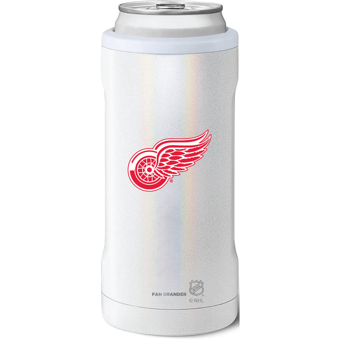 BruMate Slim Insulated Can Cooler with Detroit Red Wings Primary Logo