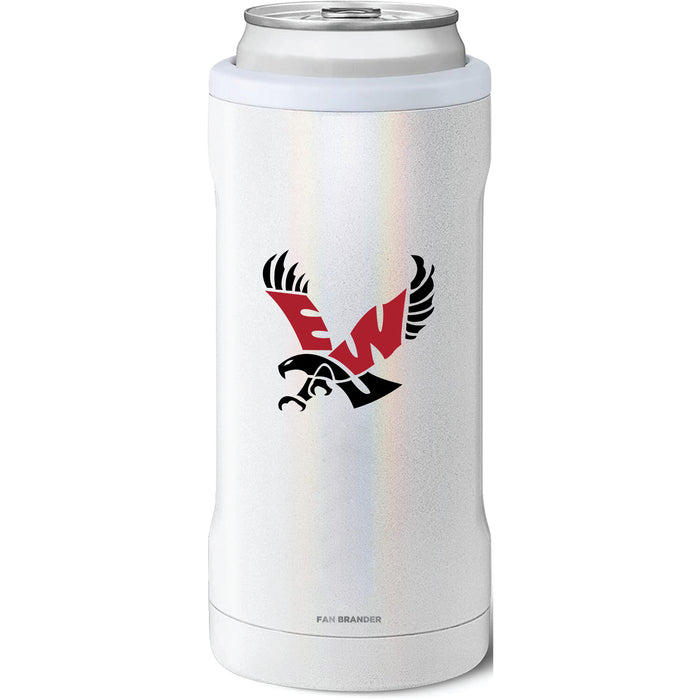 BruMate Slim Insulated Can Cooler with Eastern Washington Eagles Primary Logo