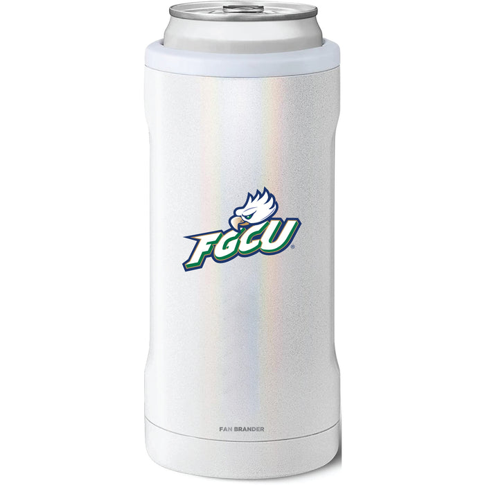 BruMate Slim Insulated Can Cooler with Florida Gulf Coast Eagles Primary Logo