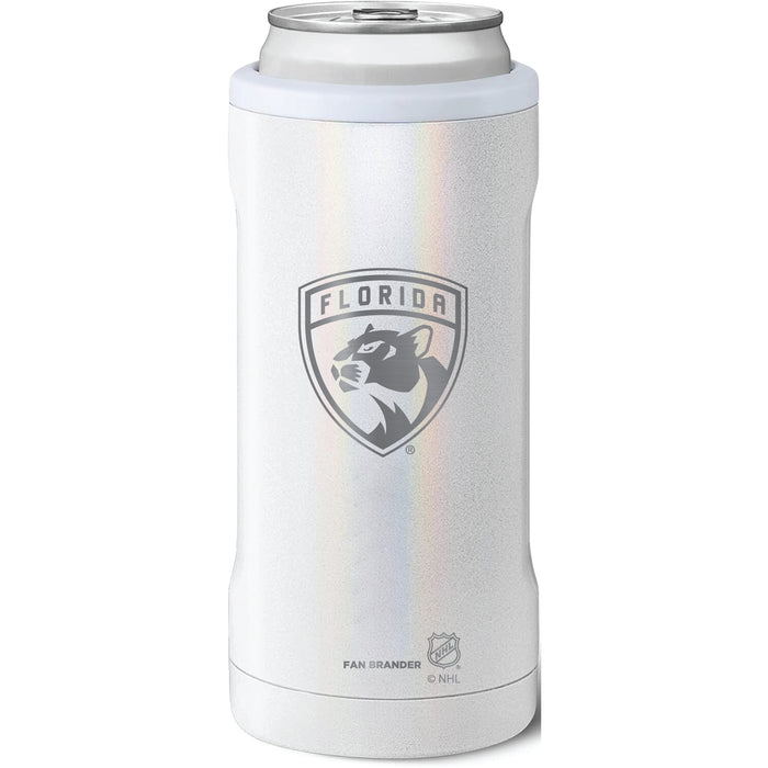 BruMate Slim Insulated Can Cooler with Florida Panthers Primary Logo