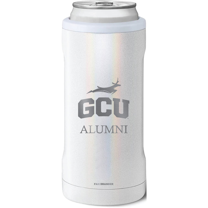 BruMate Slim Insulated Can Cooler with Grand Canyon Univ Antelopes Alumni Primary Logo