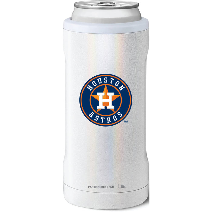 BruMate Slim Insulated Can Cooler with Houston Astros Secondary Logo