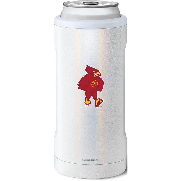 BruMate Slim Insulated Can Cooler with Iowa State Cyclones Secondary Logo