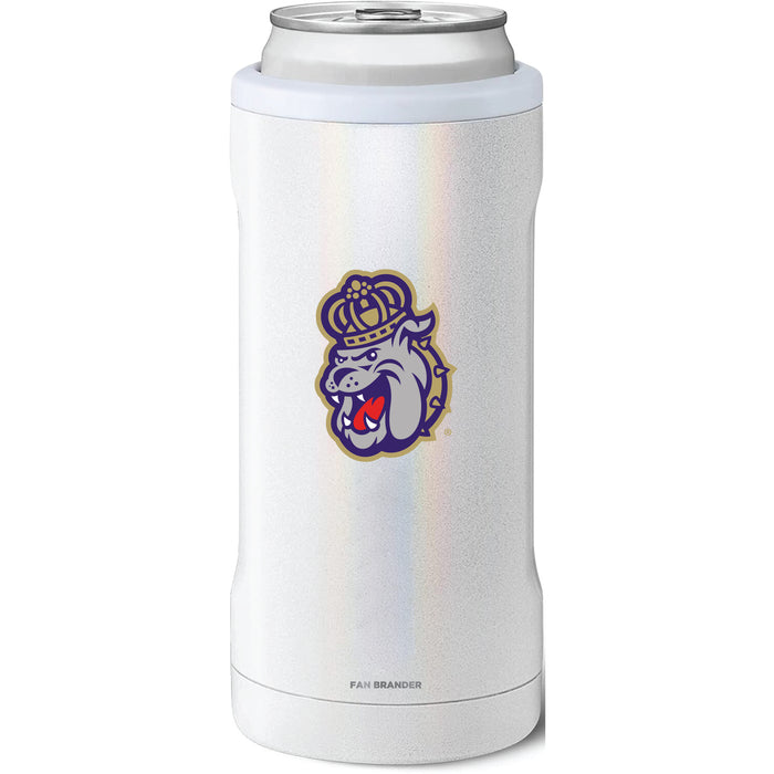 BruMate Slim Insulated Can Cooler with James Madison Dukes Secondary Logo