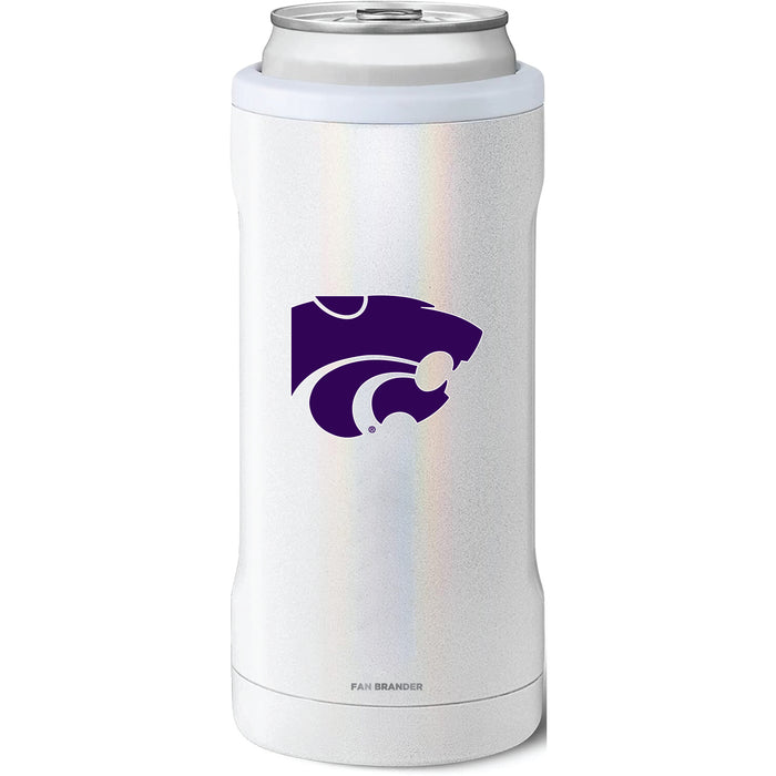 BruMate Slim Insulated Can Cooler with Kansas State Wildcats Primary Logo