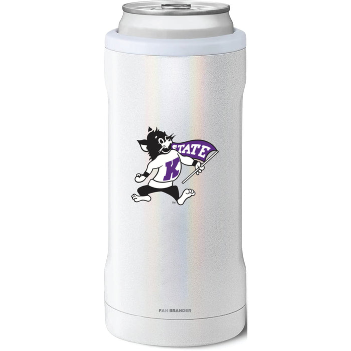 BruMate Slim Insulated Can Cooler with Kansas State Wildcats Secondary Logo