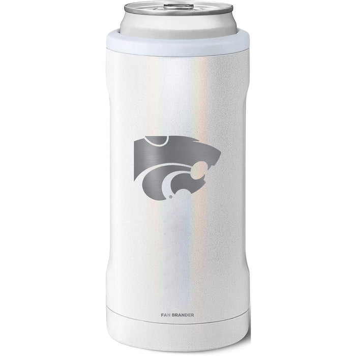 BruMate Slim Insulated Can Cooler with Kansas State Wildcats Primary Logo