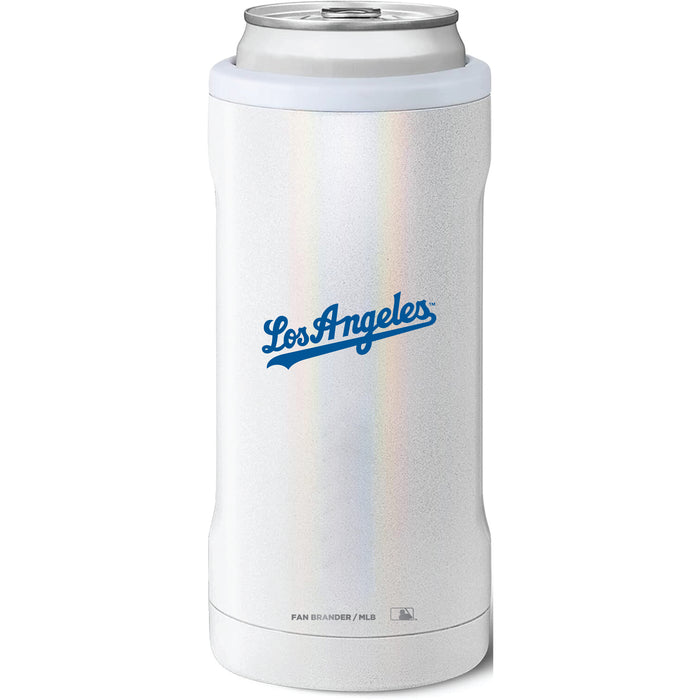 BruMate Slim Insulated Can Cooler with Los Angeles Dodgers Wordmark Logo