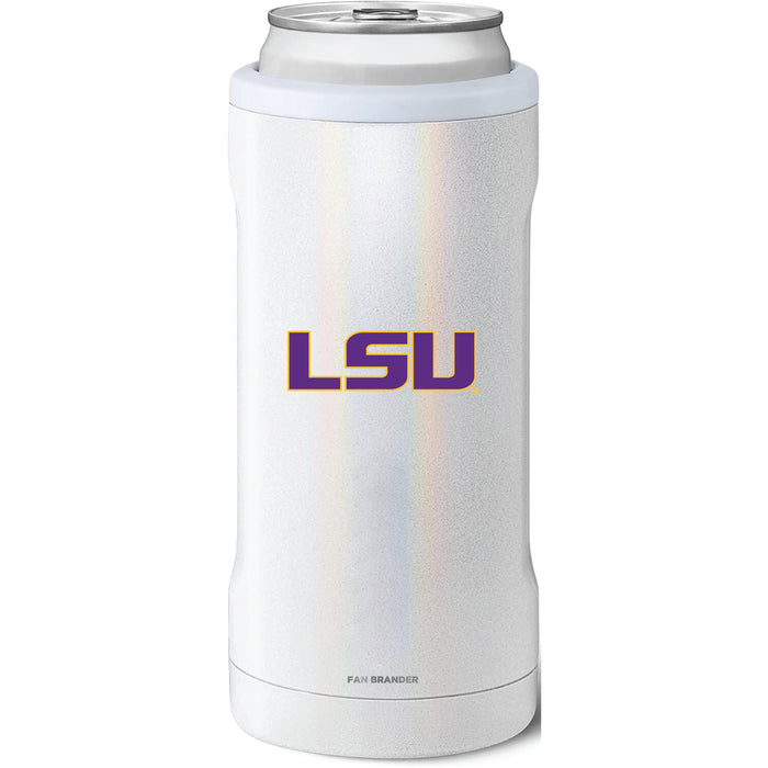 BruMate Slim Insulated Can Cooler with LSU Tigers Primary Logo