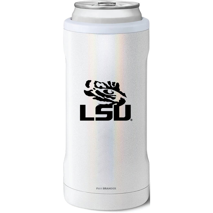 BruMate Slim Insulated Can Cooler with LSU Tigers Secondary Logo