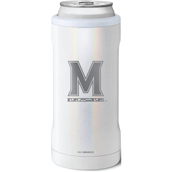 BruMate Slim Insulated Can Cooler with Maryland Terrapins Primary Logo