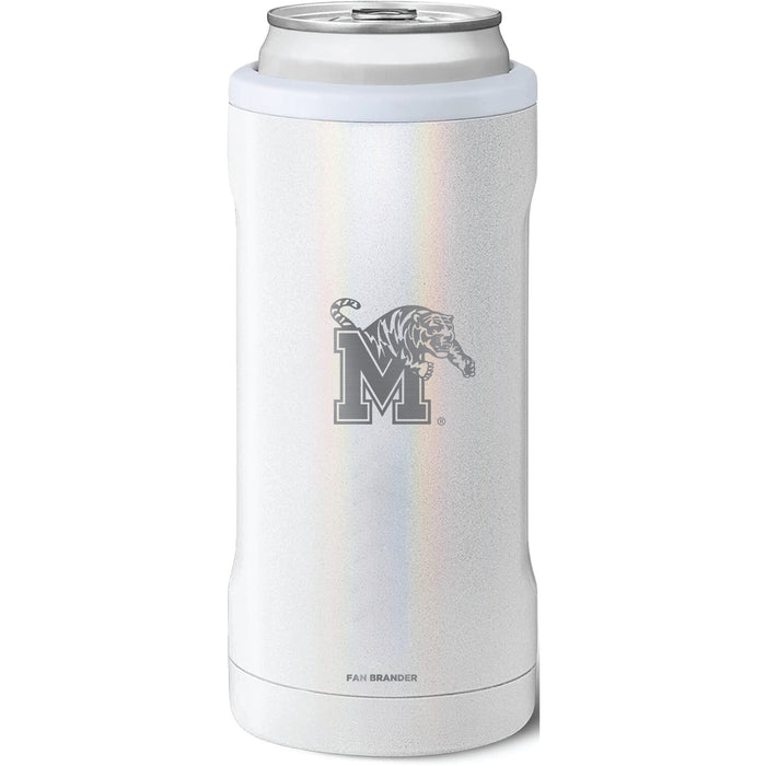 BruMate Slim Insulated Can Cooler with Memphis Tigers Primary Logo