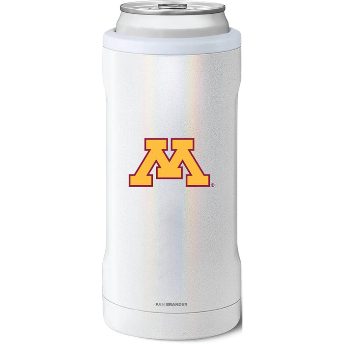 BruMate Slim Insulated Can Cooler with Minnesota Golden Gophers Primary Logo