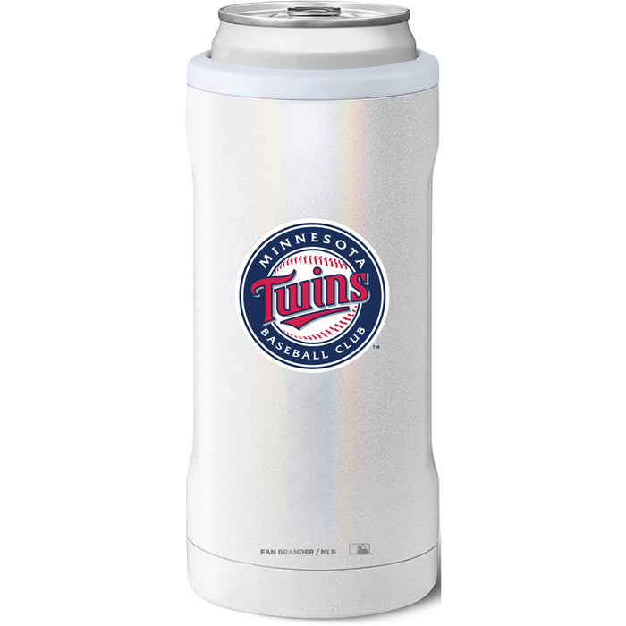 BruMate Slim Insulated Can Cooler with Minnesota Twins Primary Logo