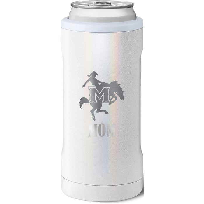 BruMate Slim Insulated Can Cooler with McNeese State Cowboys Mom Primary Logo