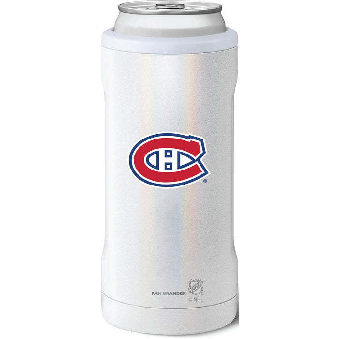 BruMate Slim Insulated Can Cooler with Montreal Canadiens Primary Logo