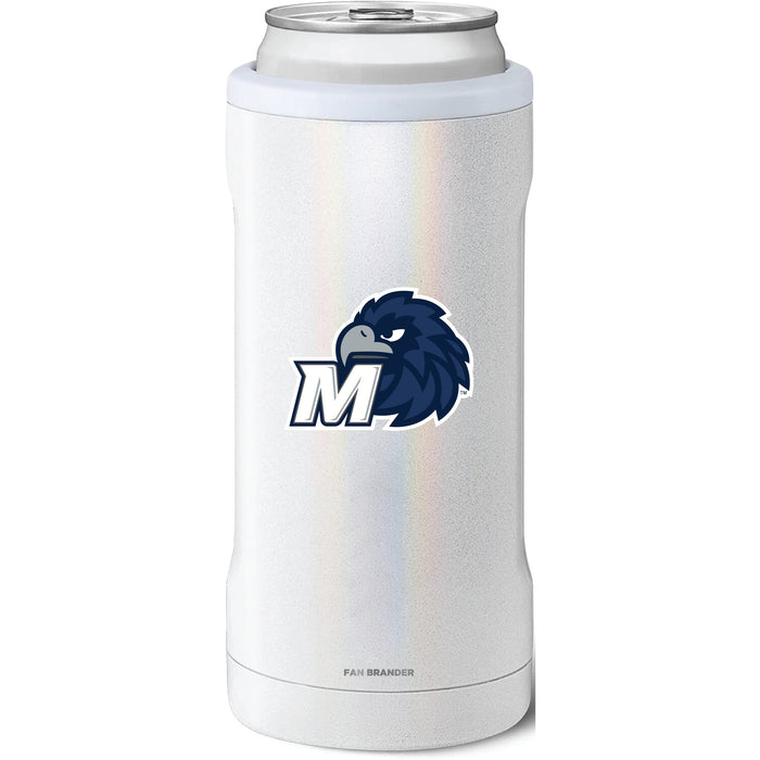 BruMate Slim Insulated Can Cooler with Monmouth Hawks Secondary Logo