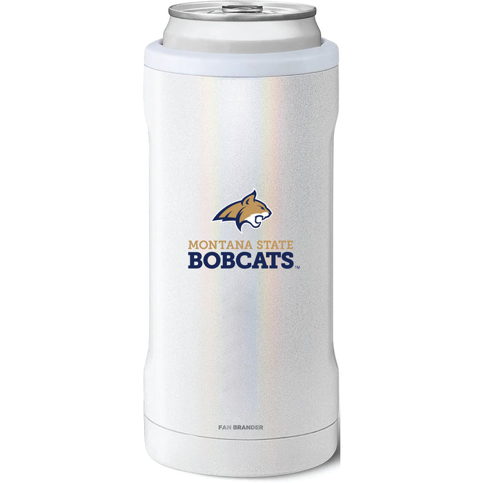 BruMate Slim Insulated Can Cooler with Montana State Bobcats Secondary Logo