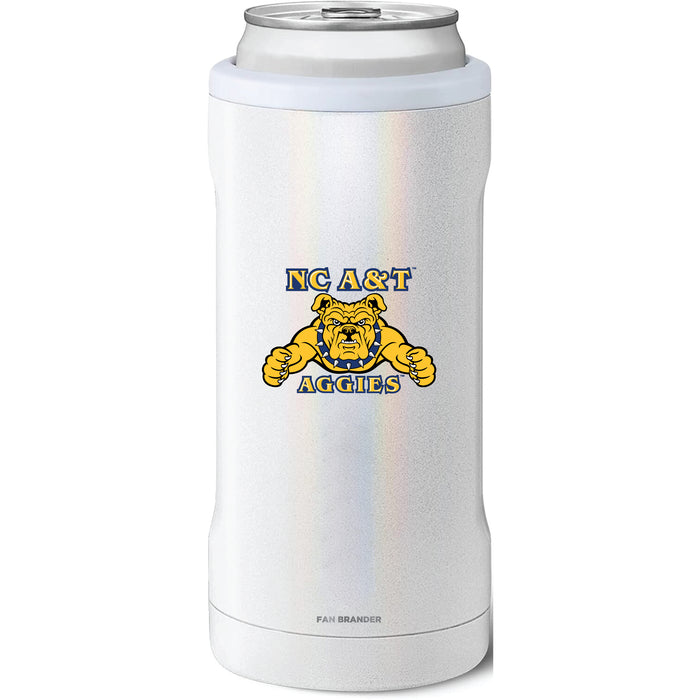 BruMate Slim Insulated Can Cooler with North Carolina A&T Aggies Primary Logo