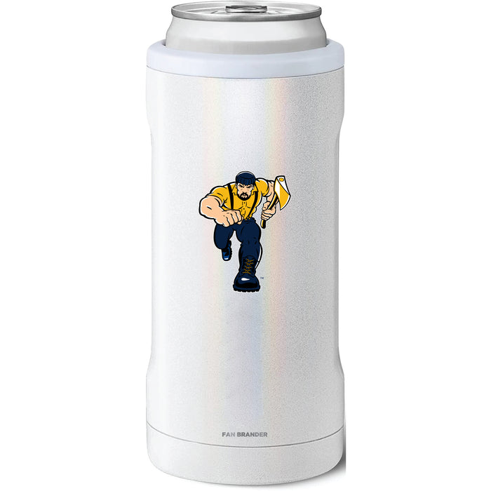 BruMate Slim Insulated Can Cooler with Northern Arizona Lumberjacks Secondary Logo