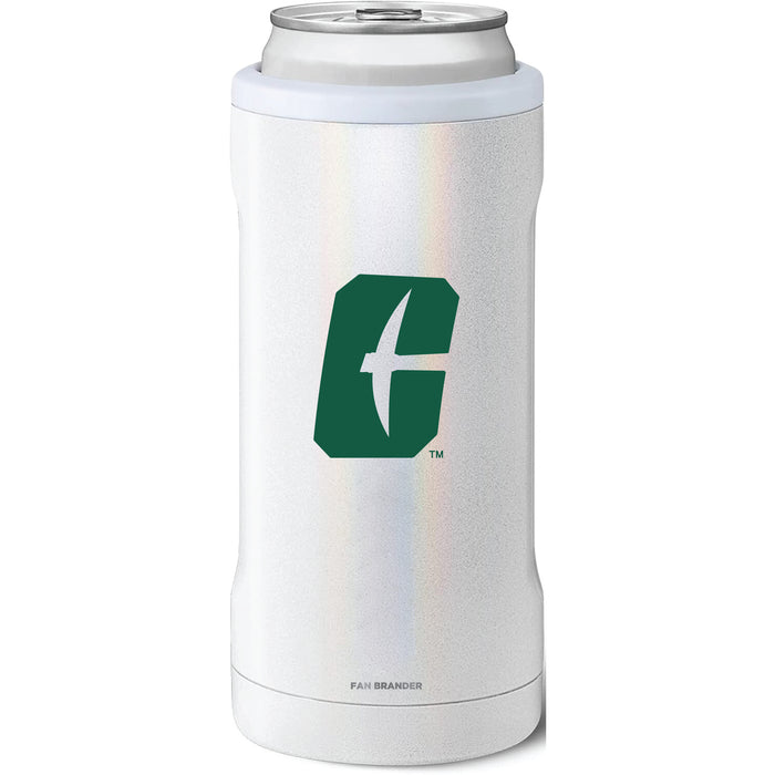 BruMate Slim Insulated Can Cooler with Charlotte 49ers Primary Logo