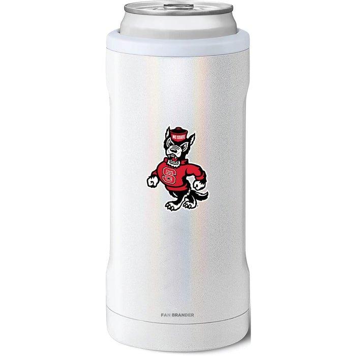 BruMate Slim Insulated Can Cooler with NC State Wolfpack Secondary Logo