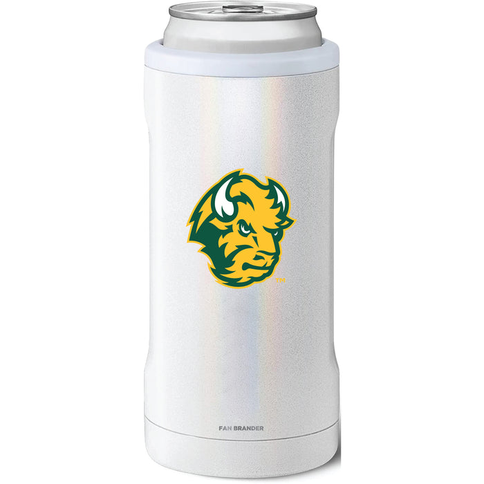 BruMate Slim Insulated Can Cooler with North Dakota State Bison Secondary Logo