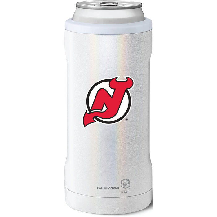 BruMate Slim Insulated Can Cooler with New Jersey Devils Primary Logo